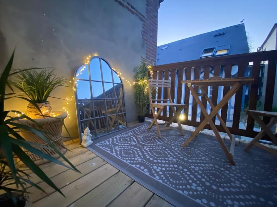 Studio Avec Terrasse A Deauville Bagian luar foto